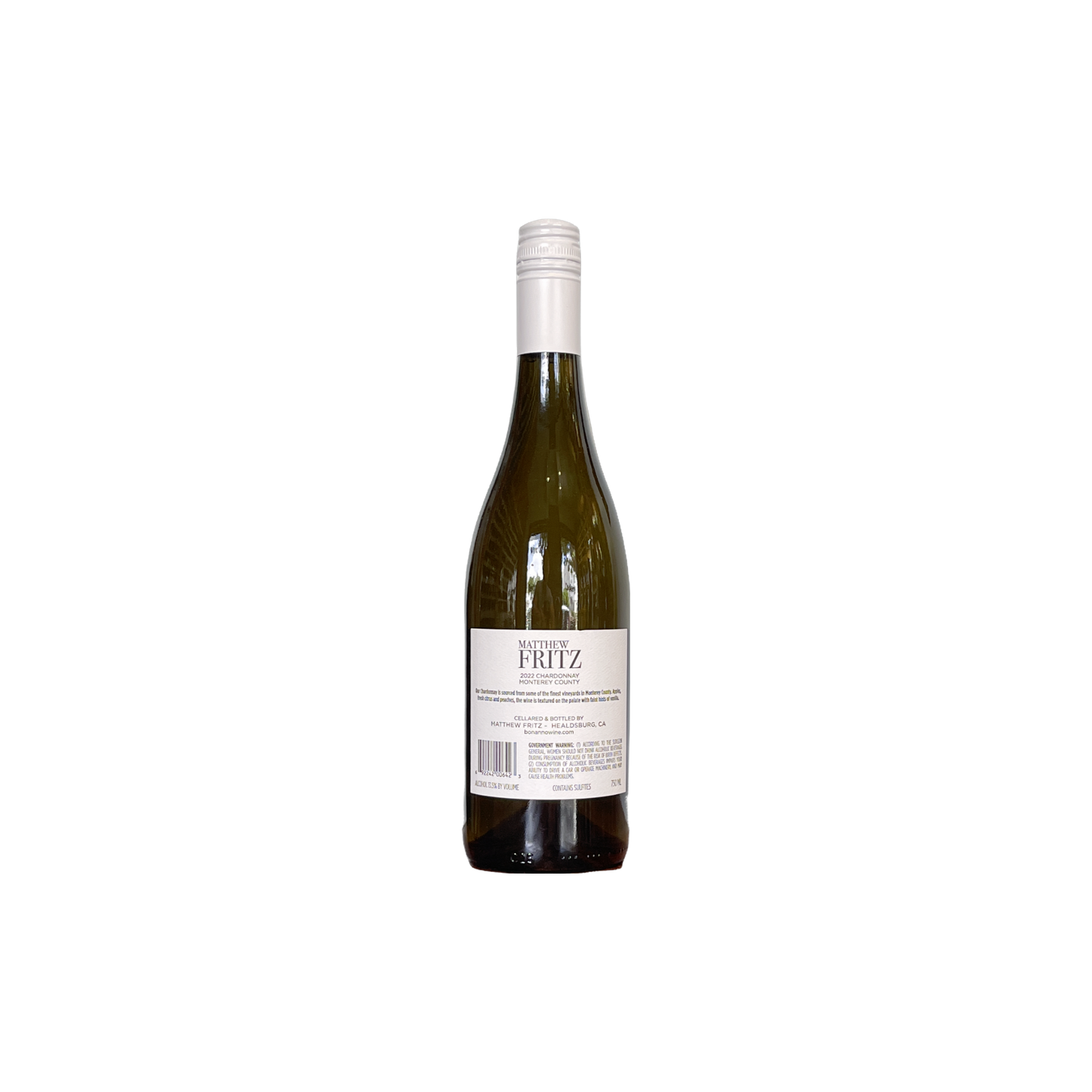 Matthew Fritz, Chardonnay, Monterey County, California 2021