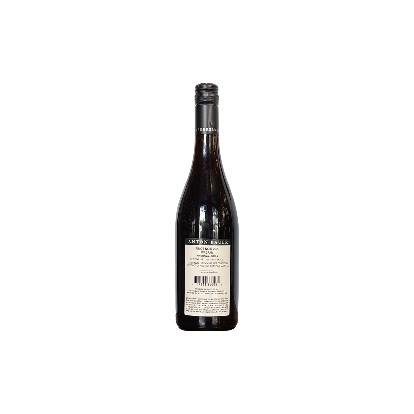 Anton Bauer, Pinot Noir, Wagram, Austria 2019